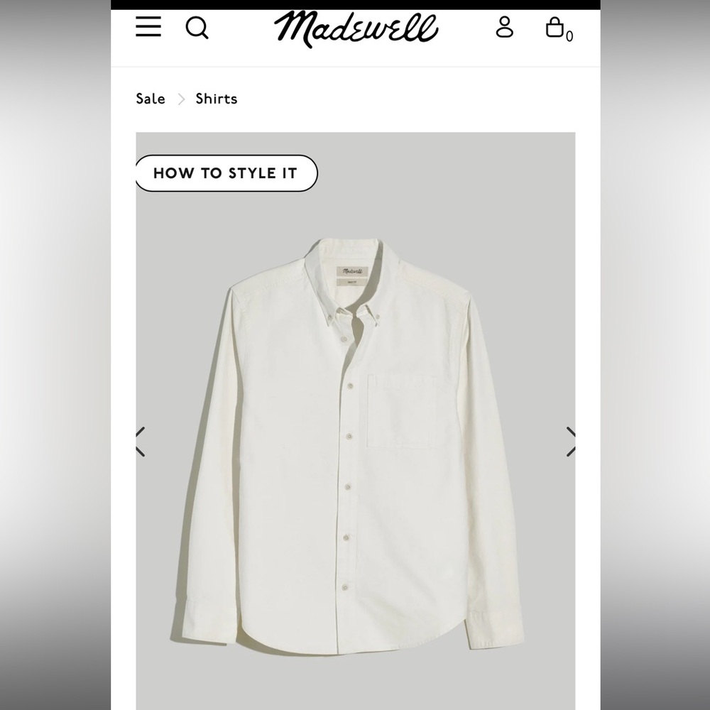 Madewell Men’s button down